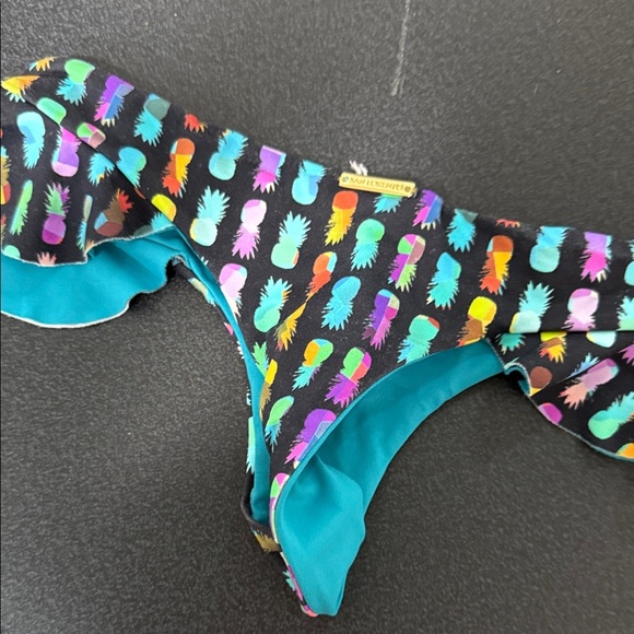 San Lorenzo Colorful Pineapple Bikini Bottom - Picture 2 of 2